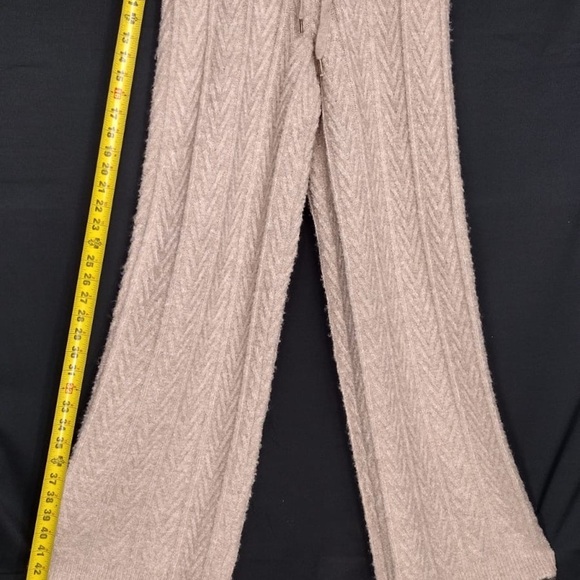 Jason Wu Cozy Knit Wide-Leg Pants in Beige size L brand new W - Picture 8 of 9